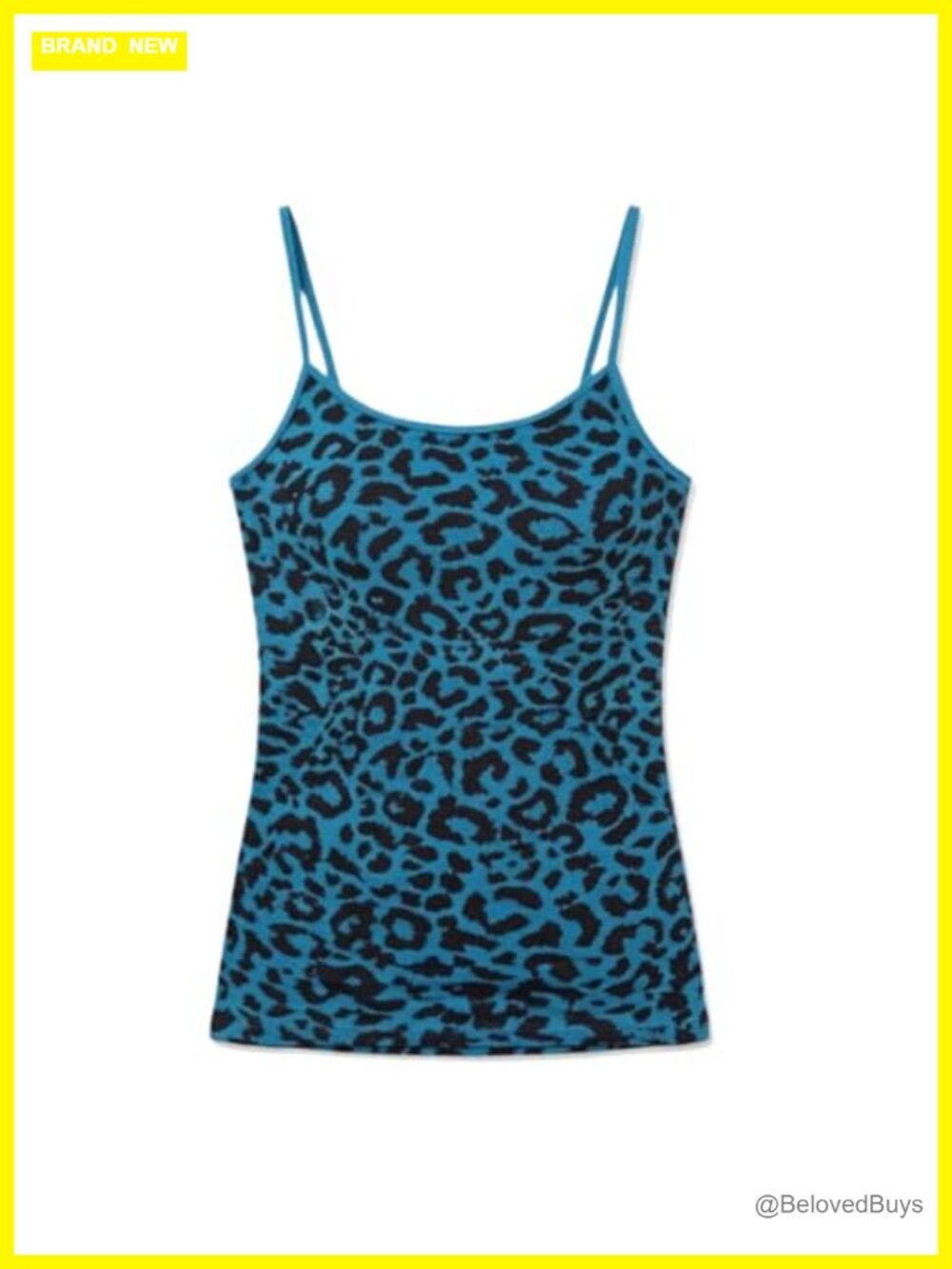 Women's Striped Tank Top Y2K Leopard Print Spaghetti Strap Cami